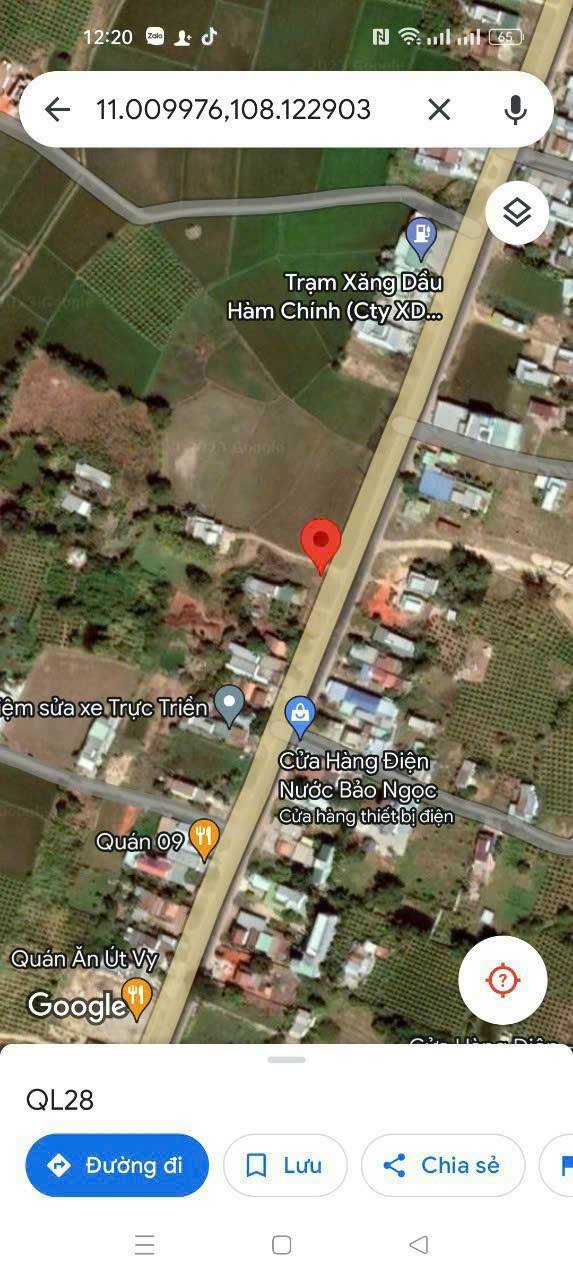 Đất nền Hàm Chính Quốc lộ 28 589m² 3.8 tỷ - Sổ đỏ chính chủ