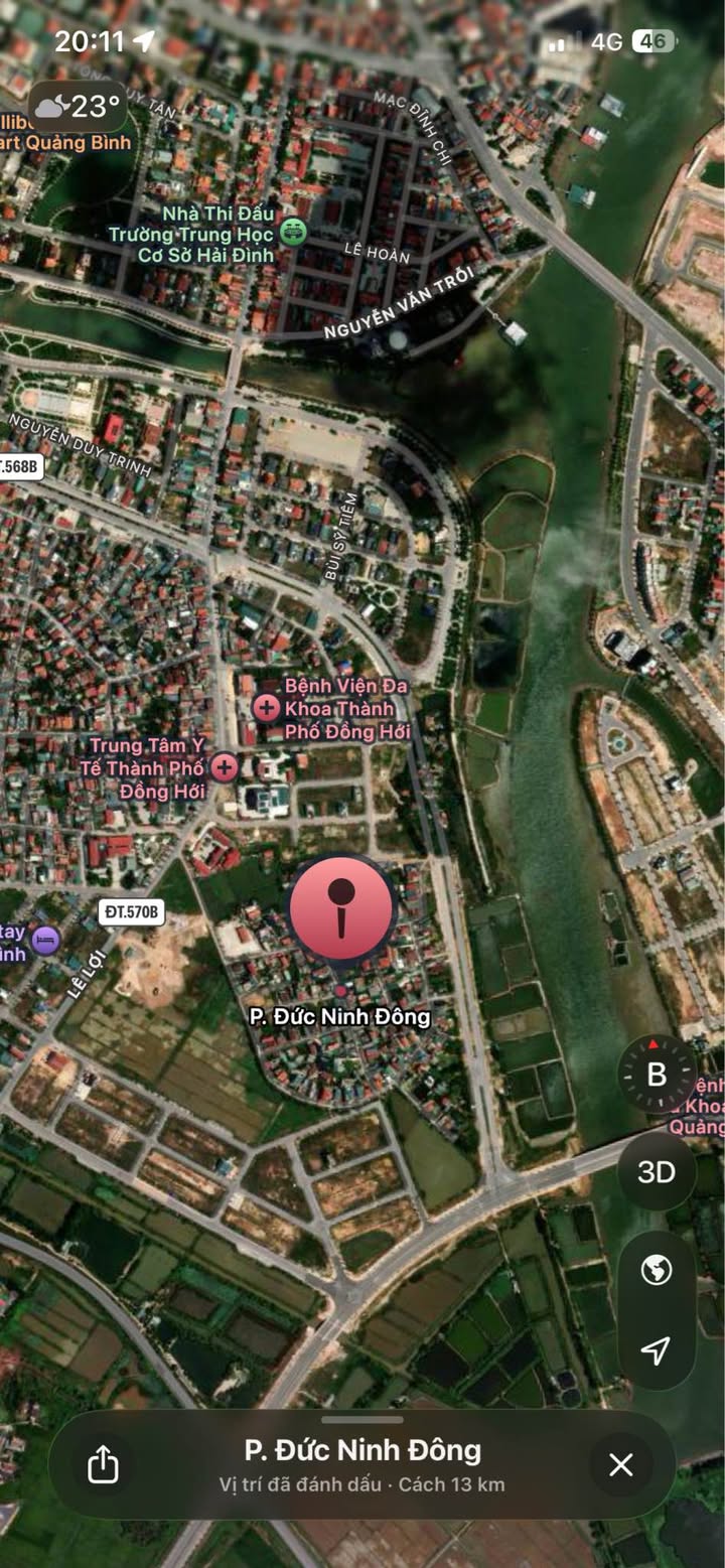 Đất Nền Trung Tâm Đồng Hới - 100m² Sổ Đỏ, Sát Cầu Nhật Lệ 2