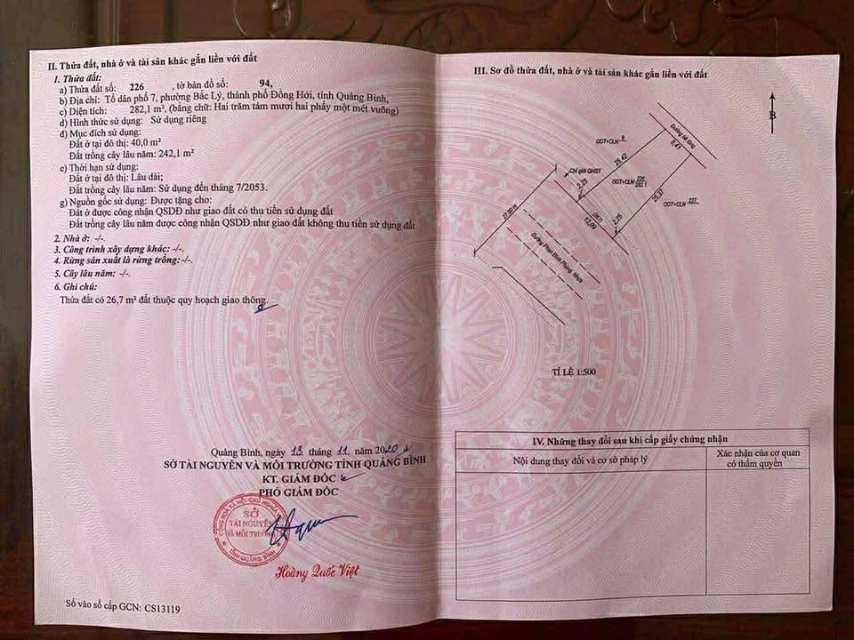 Nhà phố Phan Đình Phùng, Đồng Hới 283m² - Mặt tiền kinh doanh đắc địa!