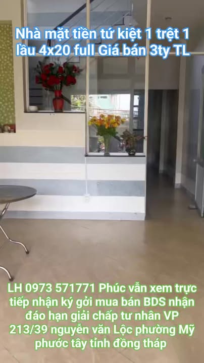 Nhà mặt tiền Đường Cầu Tư Kiệt Cai Lậy 85m² - Cơ hội kinh doanh vàng!