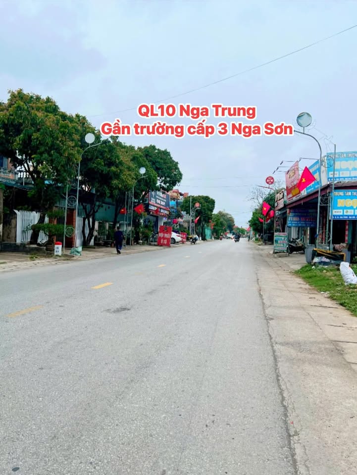 Đất nền Quốc lộ 10 Nga Sơn 110m² - Sổ đỏ chính chủ