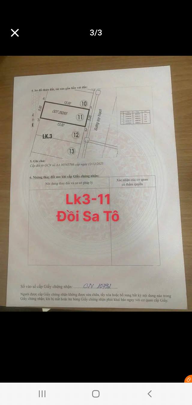 Đất nền KĐT Đồi Sato Hạ Long 65m² - Sổ đỏ chính chủ