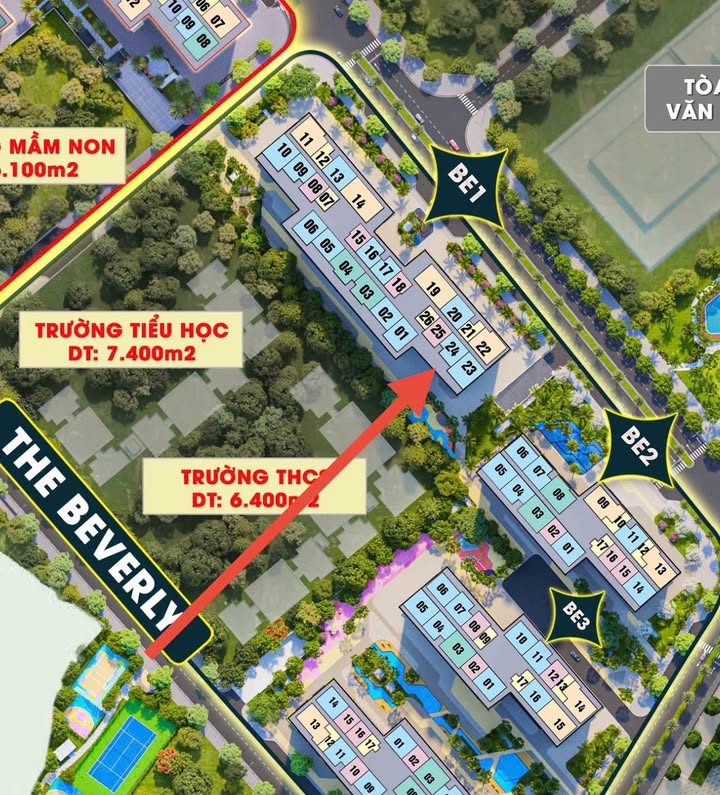 Căn hộ BE1 Thạch Bàn 62.5m² giá 4.1 tỷ - View đẹp, nhận nhà 2026!