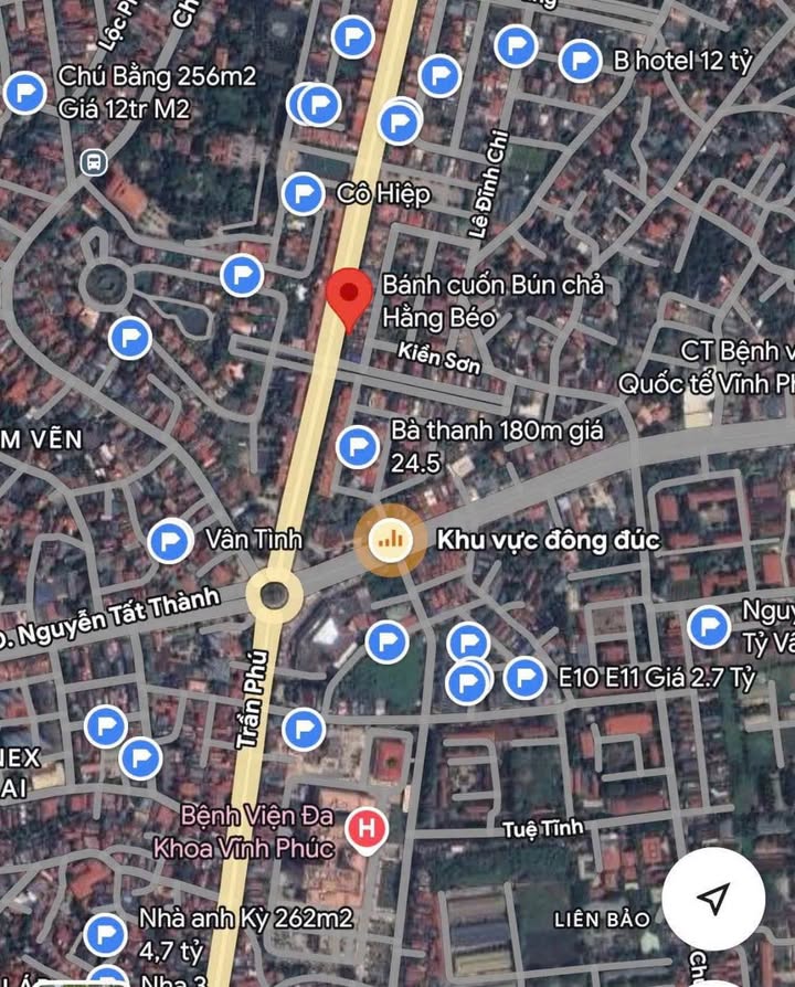 Nhà Phố Trần Phú Vĩnh Yên 105m² - Mặt tiền kinh doanh đắc địa!