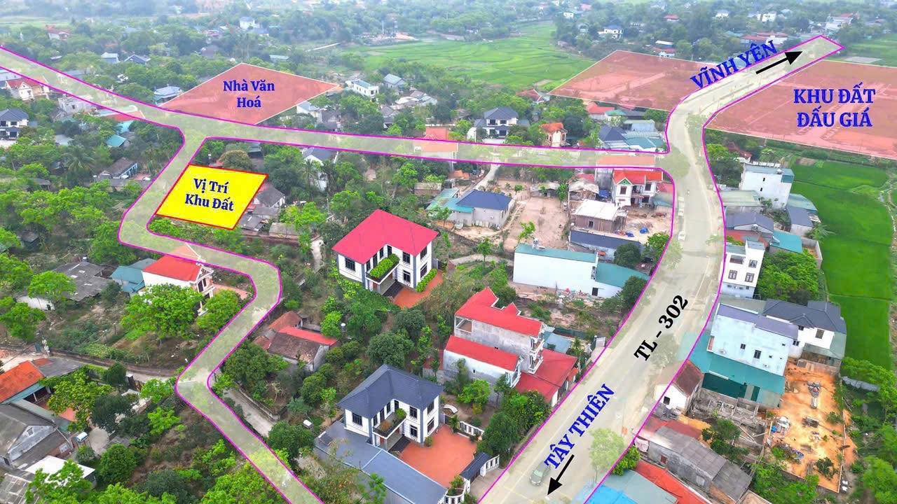 Đất nền Tam Quan Tam Đảo 156m² - Sổ đỏ chính chủ, vị trí đẹp!