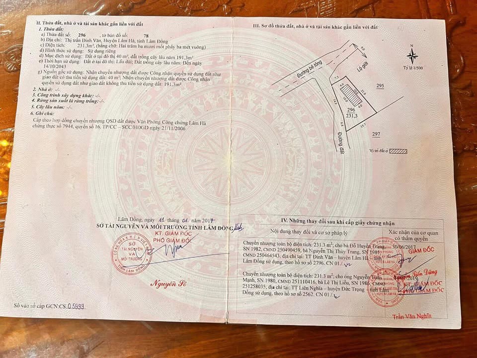 Đất nền Thị trấn Đinh Văn 231m² - Sổ đỏ chính chủ!