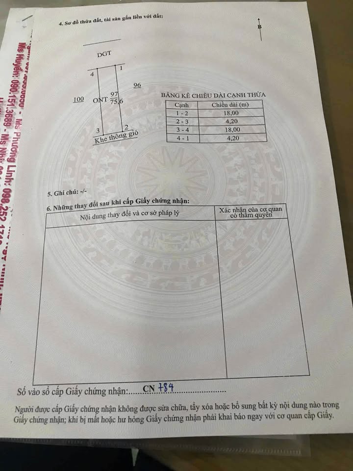 Đất nền Vũ Thư 75.6m² - Trung tâm thị trấn, sổ đỏ chính chủ