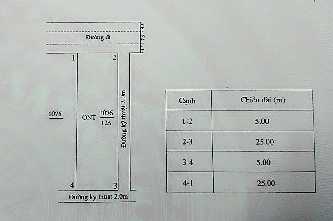 Đất KDC Thạch Bích, Mộ Đức - 125m² Sổ Đỏ Sẵn Sàng