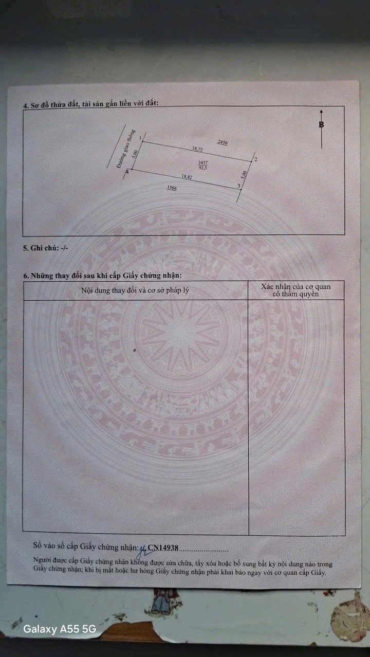 Đất nền Phú Xá, Thái Nguyên 92m² - Sổ đỏ chính chủ