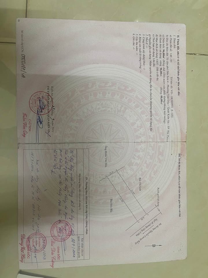 Bán gấp đất nở hậu 96m² Nguyễn Lương Bằng, Hải Phòng - 2.45 tỷ