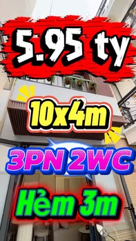 Nhà Riêng Bình Thạnh 40m² Full Nội Thất, Giá 5.95 Tỷ TL