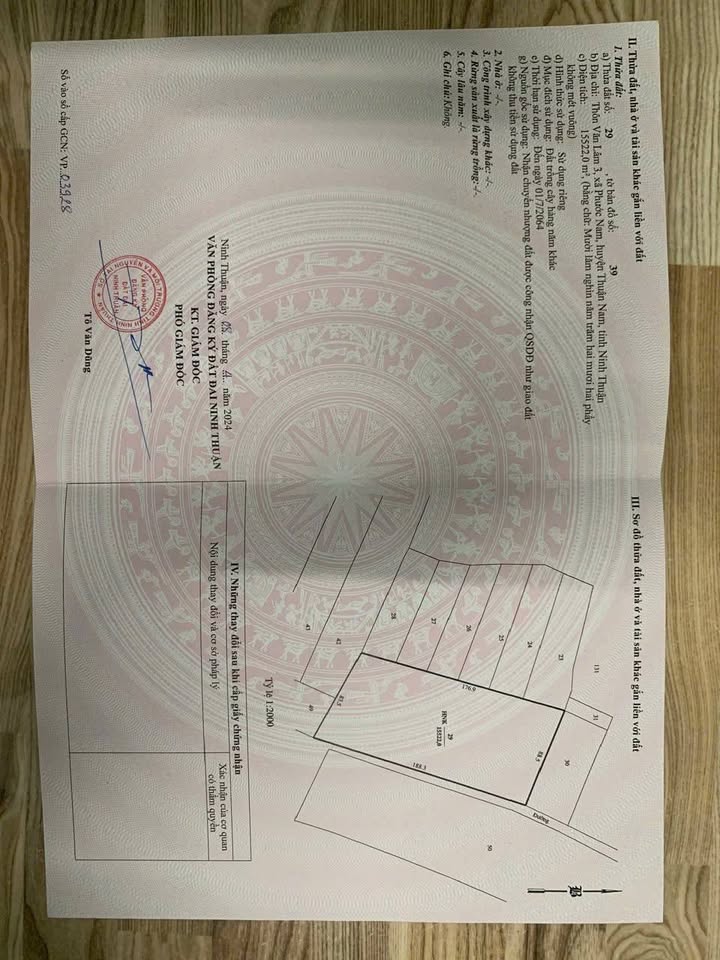 Đất nền Thuận Nam, Ninh Thuận 15500m² - Tiềm năng tăng giá vượt trội!