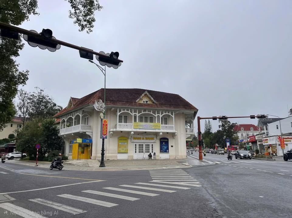 Mặt bằng góc 3 mặt tiền Trần Phú - Hồ Tùng Mậu, Đà Lạt - 550m²