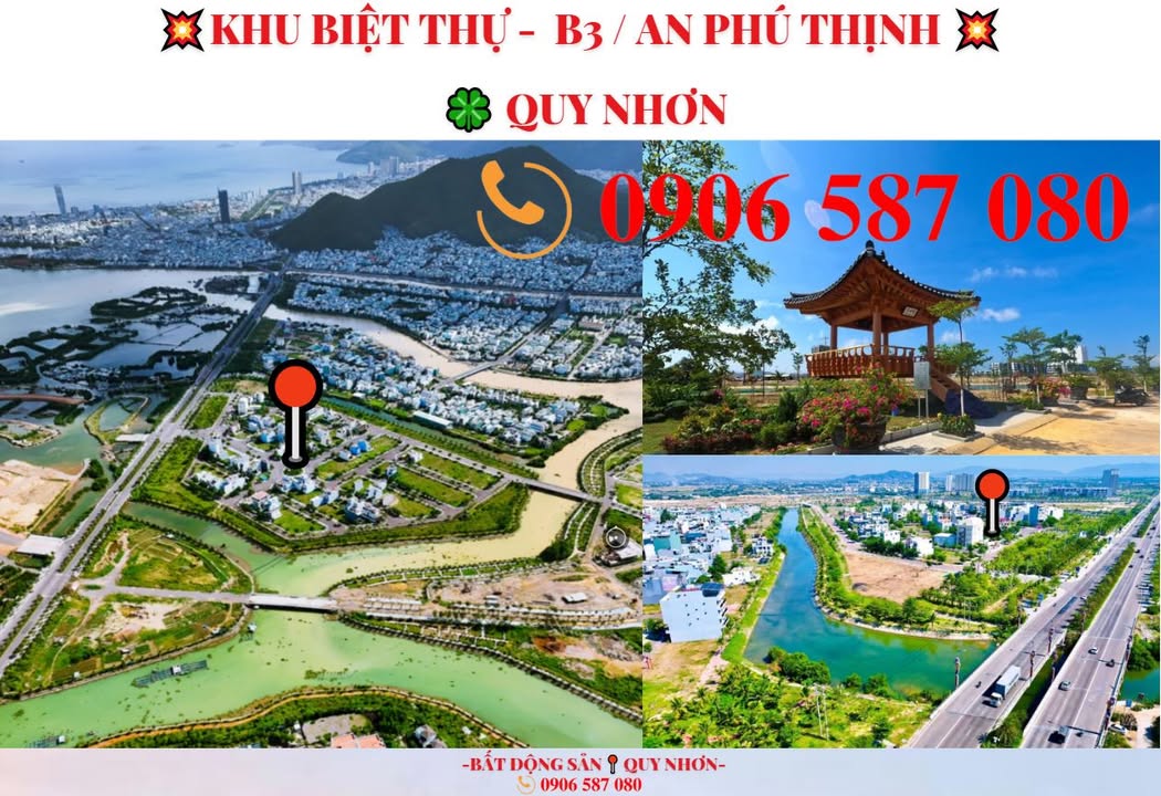 Đất nền An Phú Thịnh Quy Nhơn 240m² - Sổ đỏ chính chủ, xây dựng tự do!