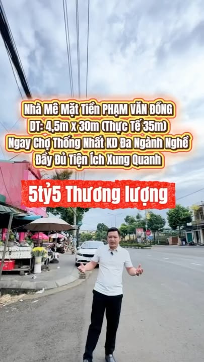 Nhà phố 2 tầng Phạm Văn Đồng, Pleiku 135m² - Mặt tiền kinh doanh đắc địa!