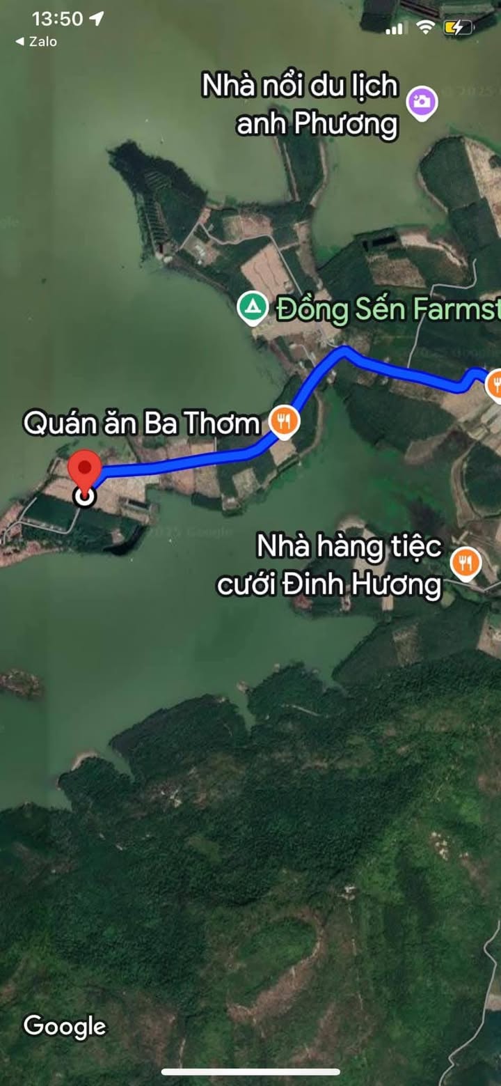 Bán đất nền 2100m² Định An, Dầu Tiếng - View hồ tuyệt đẹp, tiềm năng nghỉ dưỡng