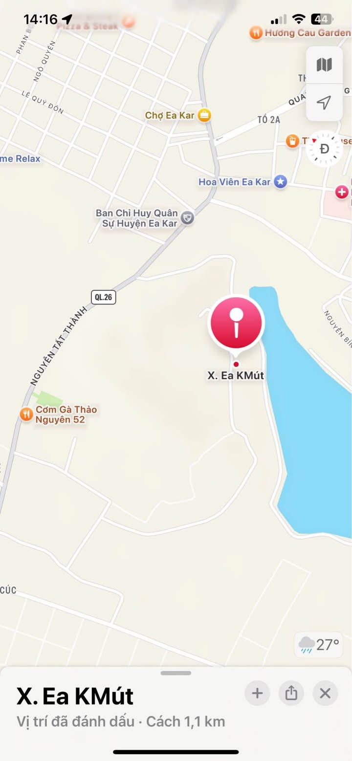 Đất nền Ea Kmut Krông Năng 635m² - Sổ đỏ chính chủ, giá đầu tư tốt!