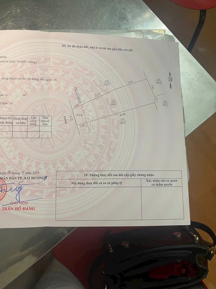 Đất nền Nhị Châu Hải Dương 144m² - Đường to ô tô, tặng nhà 1 tầng!