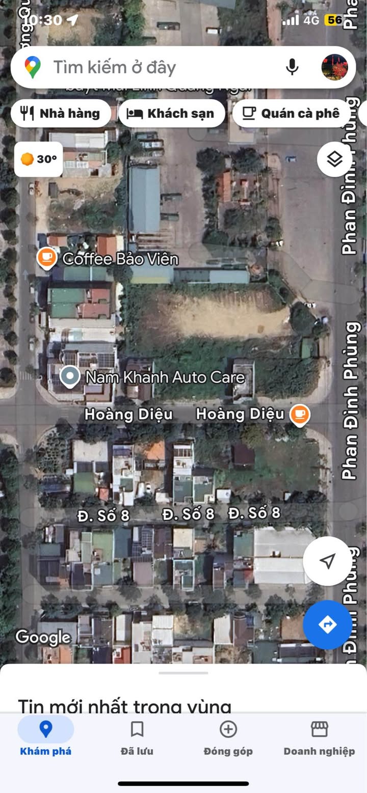 Đất nền mặt tiền Hoàng Diệu, Quảng Ngãi - 120m² giá 4 tỷ