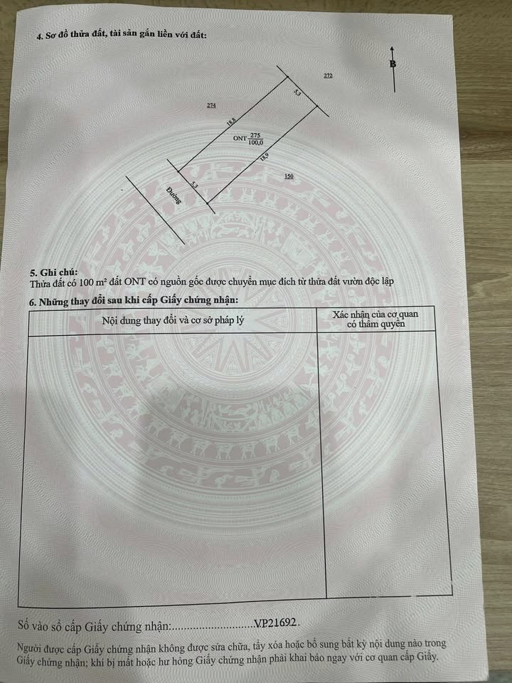 Đất nền Đại Thắng, Vụ Bản 100m² - Sổ đỏ chính chủ, đường ô tô!