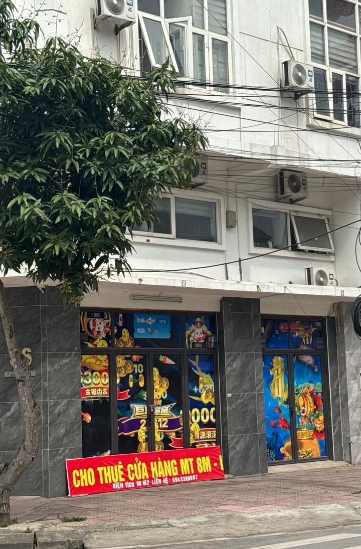 Mặt bằng kinh doanh 80m² mặt tiền 8m đường Nguyễn Công Trứ, Nam Định - Sẵn sàng hoạt động