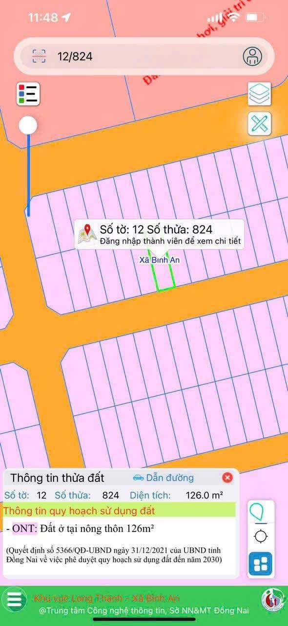 Đất nền Dragon City Long Đức, Long Thành 126m² - Sổ đỏ chính chủ!