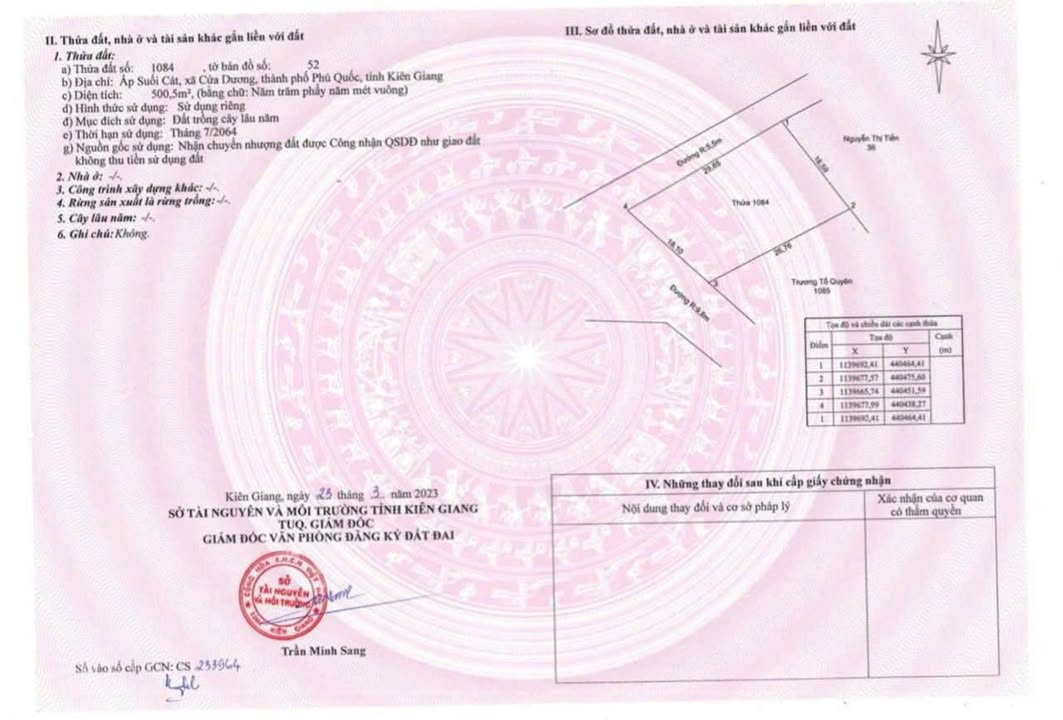 Bán Đất Nền Phú Quốc 500m² - Sổ Đỏ, Sẵn Xây Dựng