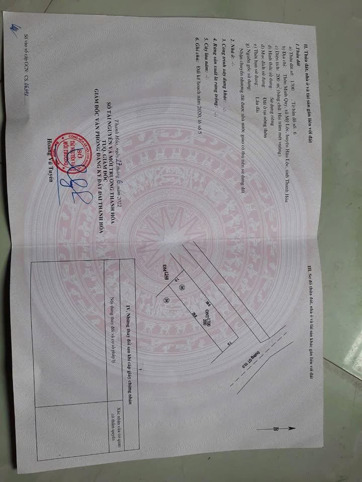 Đất nền Minh Quy, Mỹ Lộc 202m² 1.4 tỷ - Tiềm năng tăng giá vượt trội!