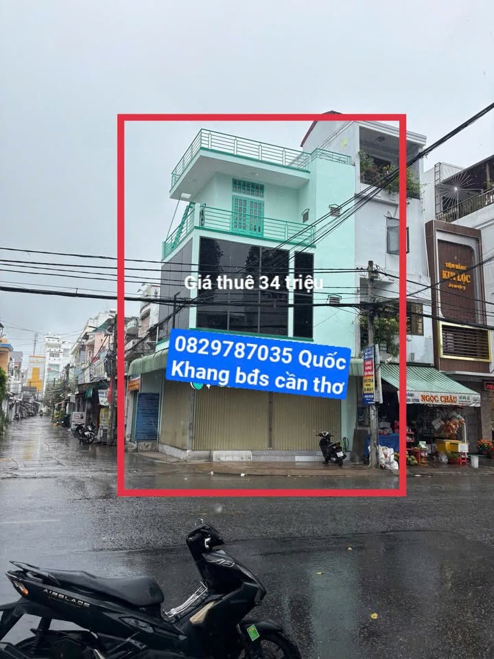 Nhà Góc 2 Mặt Tiền Trần Việt Châu, Cần Thơ - 120m² Giá 34 Triệu/Tháng