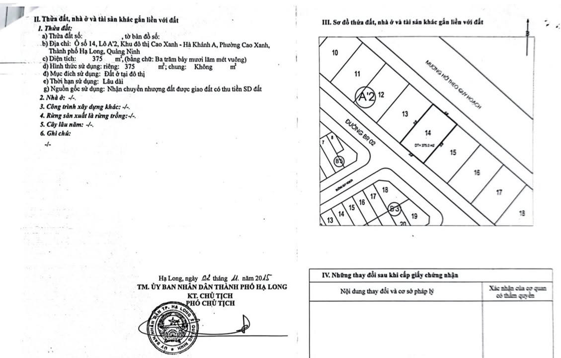 Đất nền Vũng Đăng Hải Dương 1.125m² 58.5 tỷ - Sổ hồng chính chủ