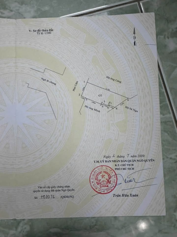 Nhà Mặt Tiền Phố Cấm, Ngô Quyền - 41.41m² Kinh Doanh Đắc Lợi