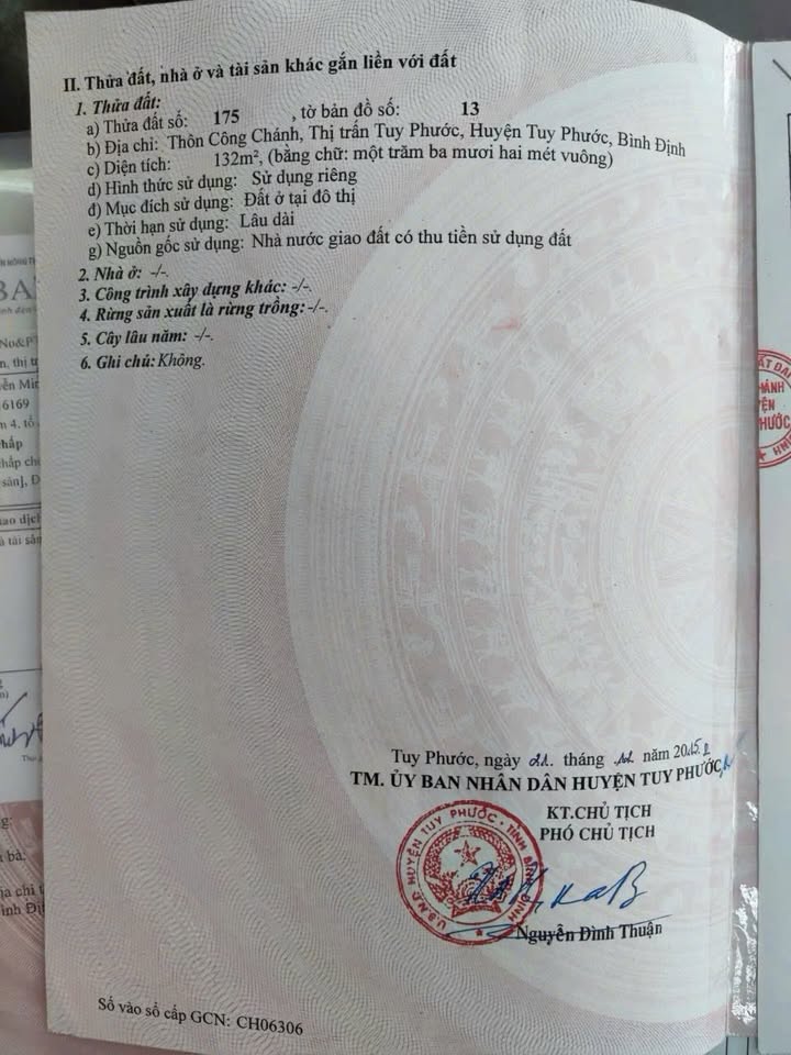 Đất Nền Mặt Tiền Kép 132m² Công Chánh, Quy Nhơn - Giá 1.x Tỷ