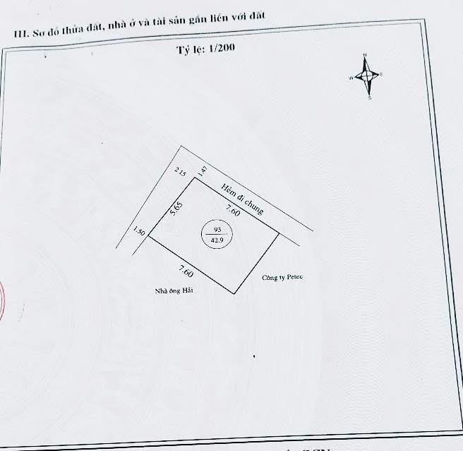 Nhà Cấp 4 Hẻm Nguyễn Thái Học, Quy Nhơn - 42.9m² Giá 1.97 Tỷ