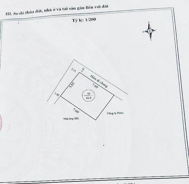 Bán Gấp Nhà Cấp 4 Nguyễn Thái Học, Quy Nhơn - 42.9m² Sổ Đỏ