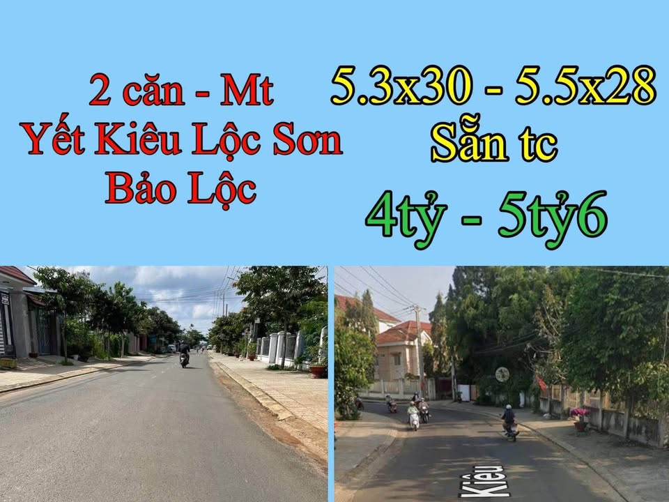 Nhà Phố Mặt Tiền Yết Kiêu, Bảo Lộc 159m² - Kinh doanh Đỉnh, Sinh lời ngay!