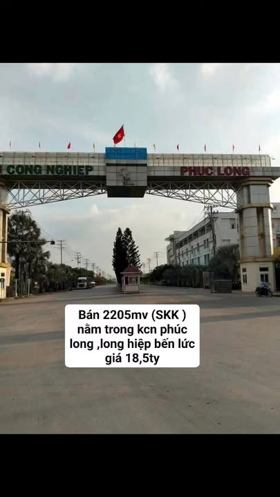 Đất nền KCN Phúc Long Bến Lức 2.205m² - Hạ tầng hoàn thiện