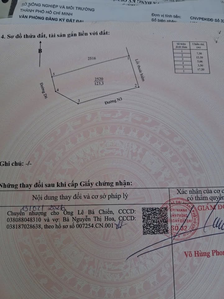 Đất nền TĐC Hoà Long Bà Rịa 123m² giá 4 tỷ - Sổ đỏ chính chủ!