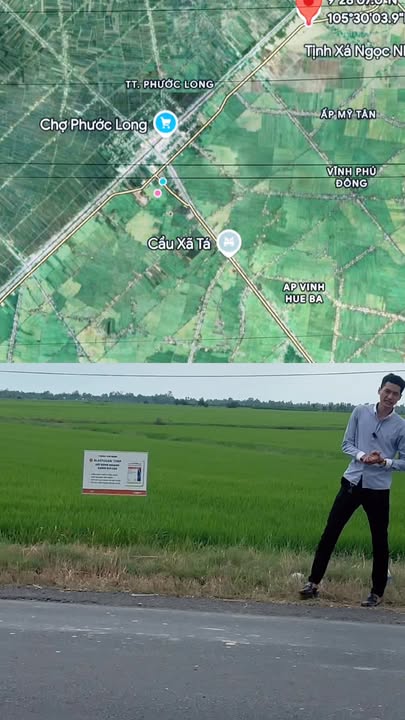 Đất nền Phước Long, Bạc Liêu 1840m² - Tiềm năng tăng giá vượt trội!