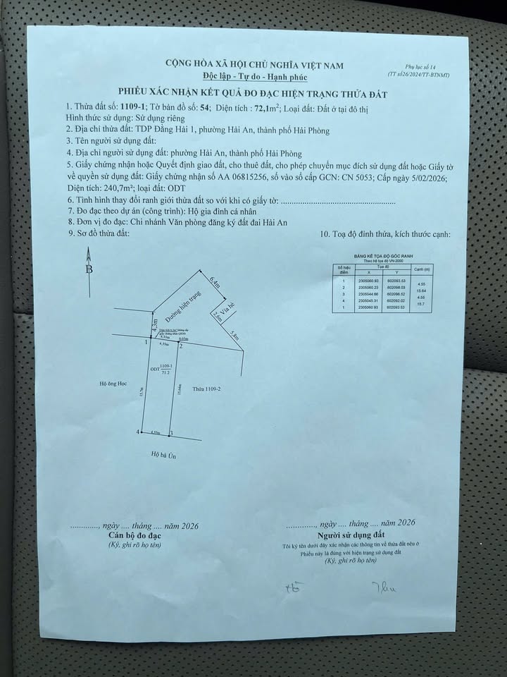 Bán Đất Tặng Nhà 1 Tầng TĐC Gốc Lim, Gia Lộc - 72m²