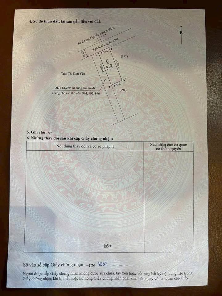 Đất nền Xuân Đám Cát Hải 48m² 1.6 tỷ - Sổ đỏ chính chủ