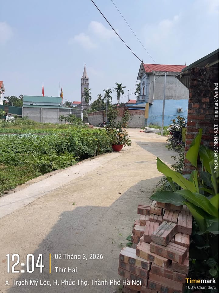 Bán đất Tuy Lộc Phúc Thọ 86m² - Đường ô tô, dân cư sầm uất - 2.x tỷ
