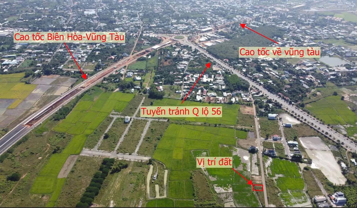 Đất nền Long Tâm, Bà Rịa 132.4m² - Tiềm năng tăng giá vượt trội!