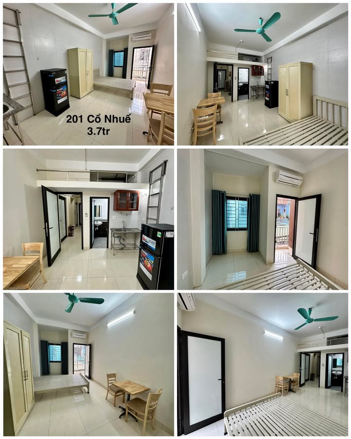 Phòng trọ Cổ Nhuế 3.5 triệu - Full nội thất cao cấp, an ninh 24/7!