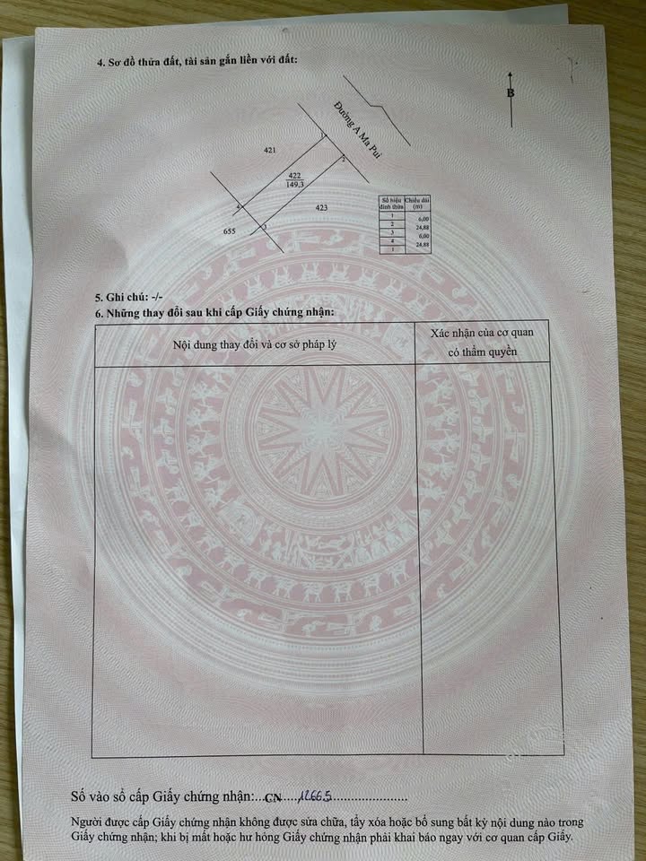 Đất nền Buôn Ma Thuột 149m² - Sổ đỏ chính chủ, đường A Ma Pui