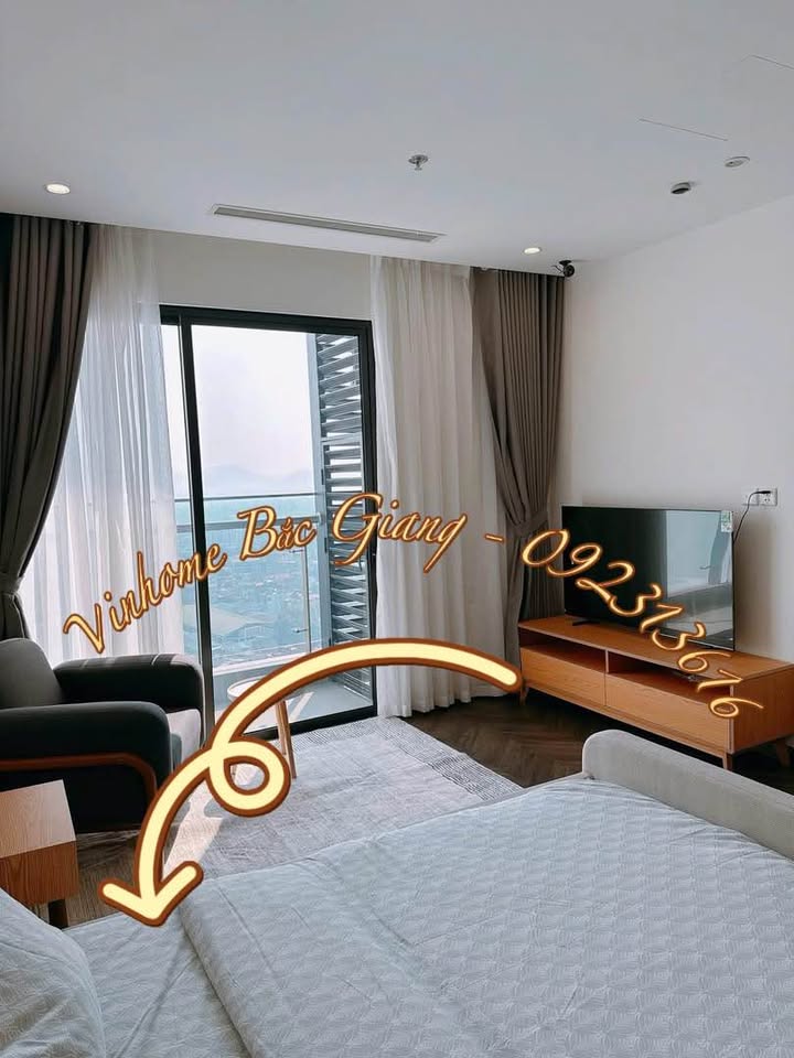 Studio Vinhome Bắc Giang 31m² - Full Nội Thất, Sổ Hồng Sẵn Sàng