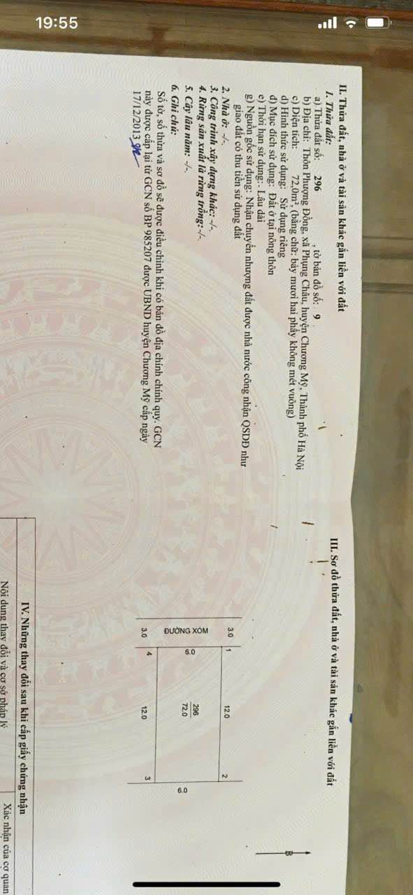 Đất nền Phụng Châu 72m² giá 3 tỷ - Sổ đỏ chính chủ, kinh doanh tốt!