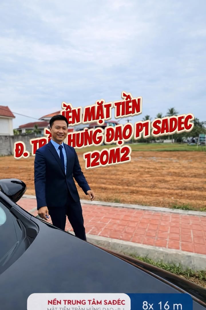 Đất nền Trần Hưng Đạo Sa Đéc 128m² - Xây dựng tự do, giá tốt!