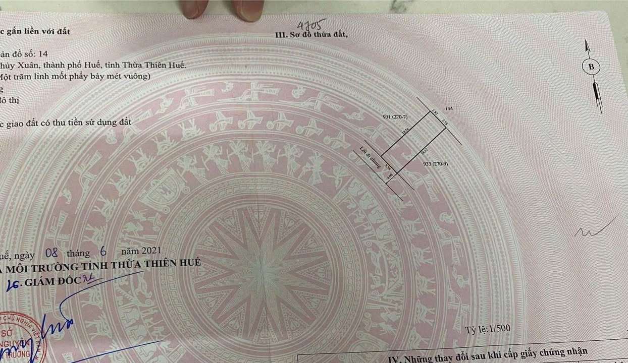 Đất nền Đường Hoài Thanh, Huế 101.7m² - Đường to ô tô, sổ đỏ sẵn sàng!