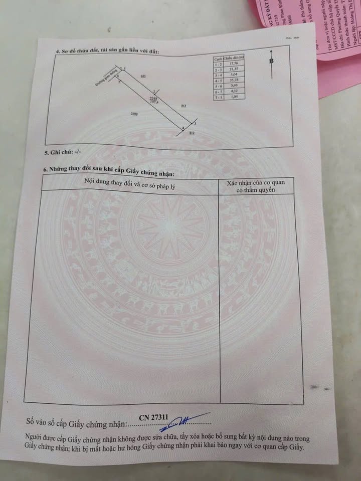 Bán Đất Phường Thịnh Đán, TP. Thái Nguyên 197m² - Sổ Đỏ Chính Chủ, Giá Đầu Tư 1.2 Tỷ