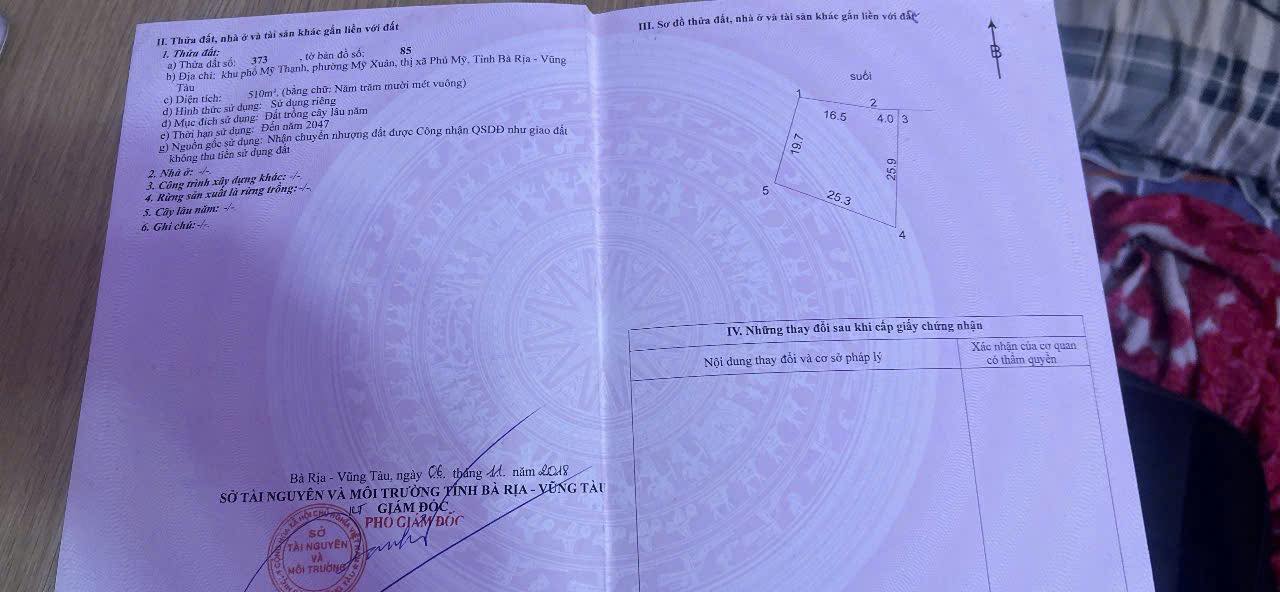 Đất nền Mỹ Xuân, Phú Mỹ 300m² giá 700 triệu - Sổ đỏ chính chủ!